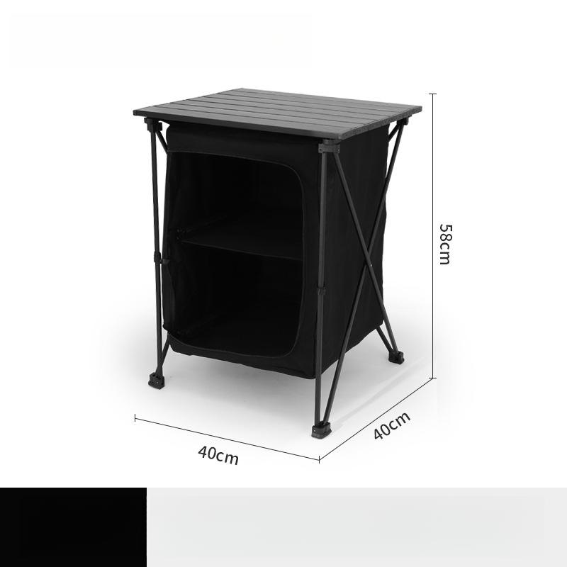 Outdoor Camping Foldable Storage Cabinet Portable