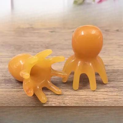 Massage Oktopus Oktopus Kopfmassagegerät Ein magisches Werkzeug zum Freimachen von Meridianen und Lindern von Kopfschmerzen Kopftherapie Kamm