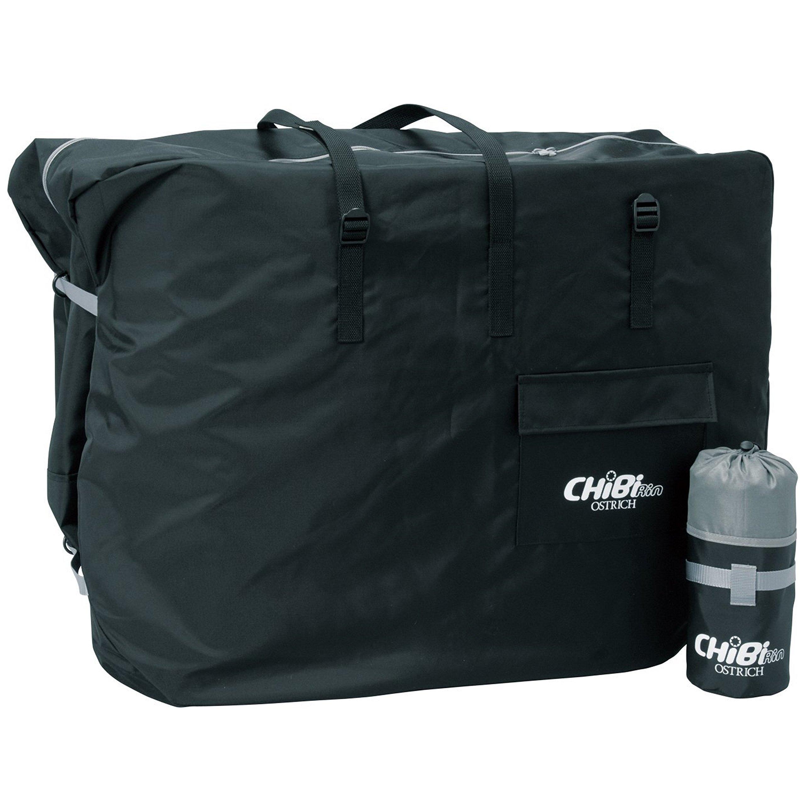 

Ostrich Bike Bag Wheel Bag Black [Chibi PW]