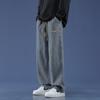 Jeans Men's Spring and Autumn American High Street Loose Straight Wide-leg Pants Trendy Casual Trousers