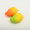 squishy soft slow rebound PU simulation fruit set decompression toy apple pinch music pendant keychain batch