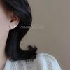 Korean Trendy Five-Pointed Star Diamond Stud Earrings for Women - Simple, Sparkling Design