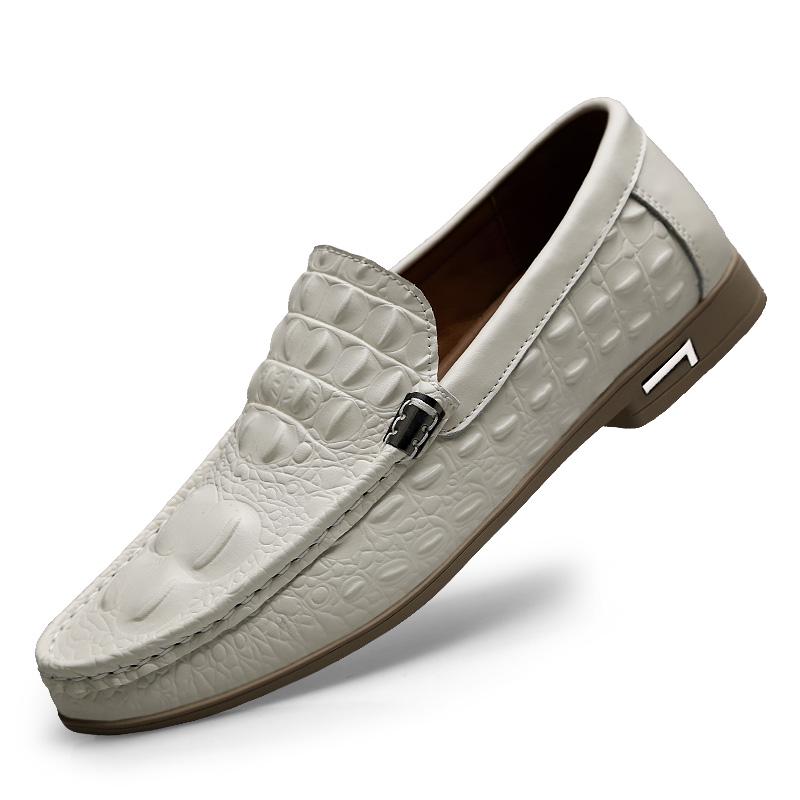 

МодаНатуральная кожа Пенни Лоферы Мужская обувь Мужские дышащие Лоферы Мужская повседневная обувь для вождения Мокасины без застежек Мужская обувь на плоской подошве 47 светло-зеленый