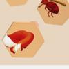 Wooden Puzzle, Shape Matching Honeycomb Puzzle