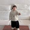 Children's clothing winter new children's clothing baby thickened warm clothes boys fleece sweater set