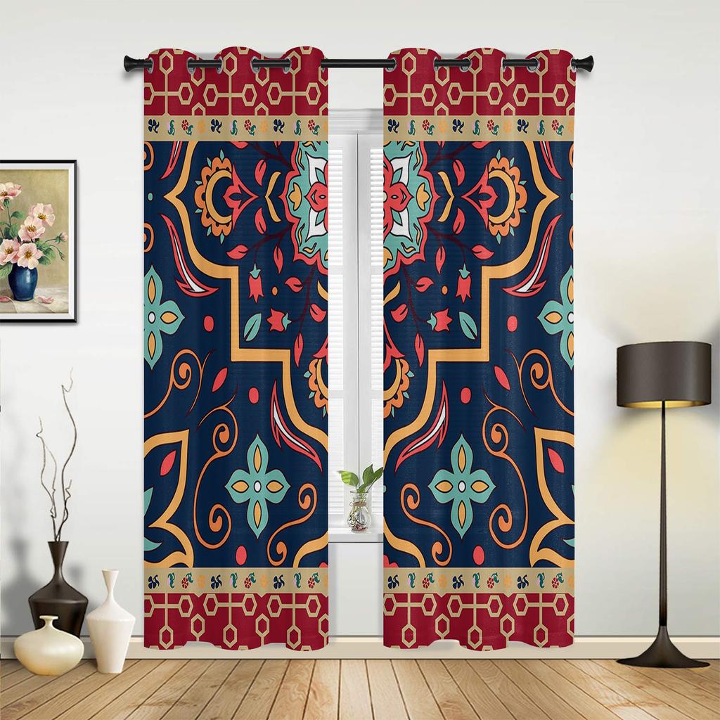 Stuffed Pattern Cat Stick Figures Window Curtains Living Room Decor Curtains for Bedroom Luxury Home Decor Flat  Window