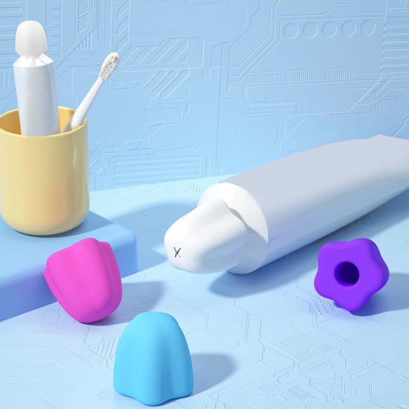 1 Stück Silikon Zahnpasta Kappe Selbstabdichtende Zahnpasta Spender Zubehör Pumpe Zahnquetscher Paste Badezimmer Sparer Zahnpasta
