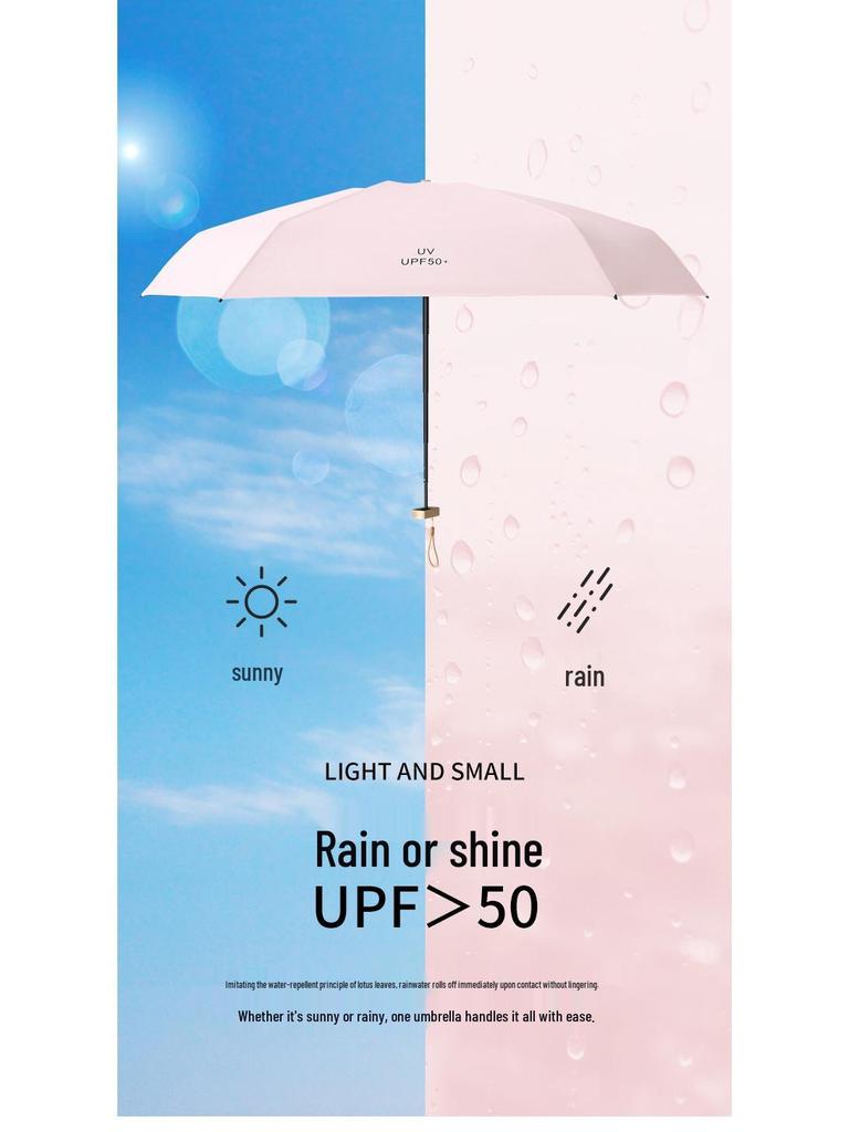 Women's Dual-Use Folding Umbrella: 50% Off - Sun & Rain Protection, Lightweight, Portable