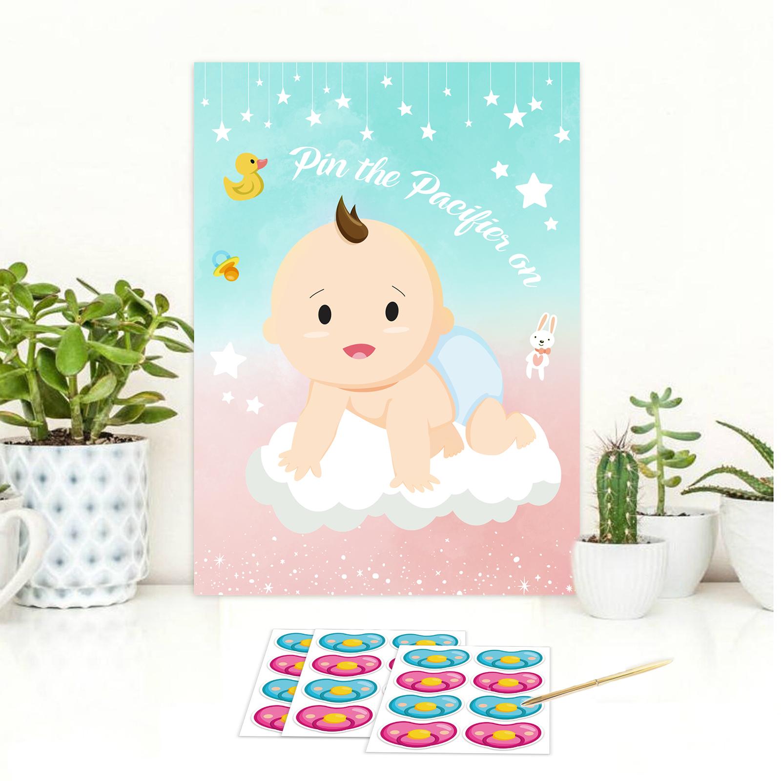 

Игра-прищепка с 24 наклейками, товары для вечеринок по случаю дня рождения, праздничная игра-прищепка для памятных детских вечеринок