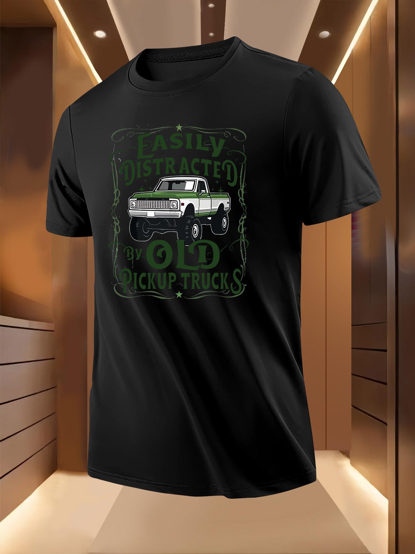 Vintage Tshirt Vintage Truck Graphic Tshirt - Easily Dist... XXL
