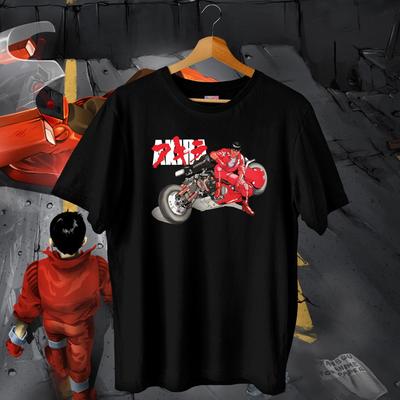 Classic Anime Akira Print T-shirt Men Women Oversized Short Sleeve Casual Cotton Streetwear Hip Hop Harajuku Female Male Clothing
