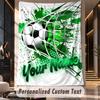 Soccer (144) Theme Custom Tapestry Personalized Custom Name Text Wall Hanging Tapestry Home Decor Background Cloth