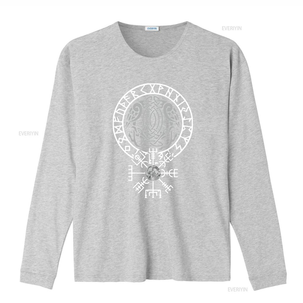Mens Pagan Norse Design For Crow Fans SweaT T Shirt Black vintage Washed streetwear Stretched Unisex Stylish Versatile Soft