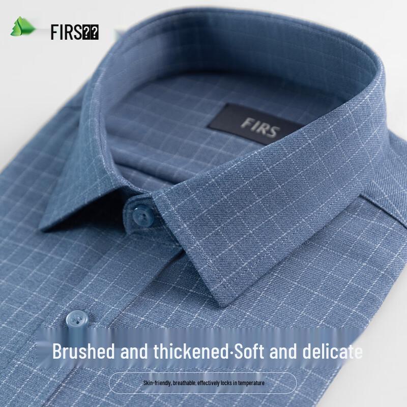 FIRS Men s Brushed Plaid Long Sleeve Shirt 43