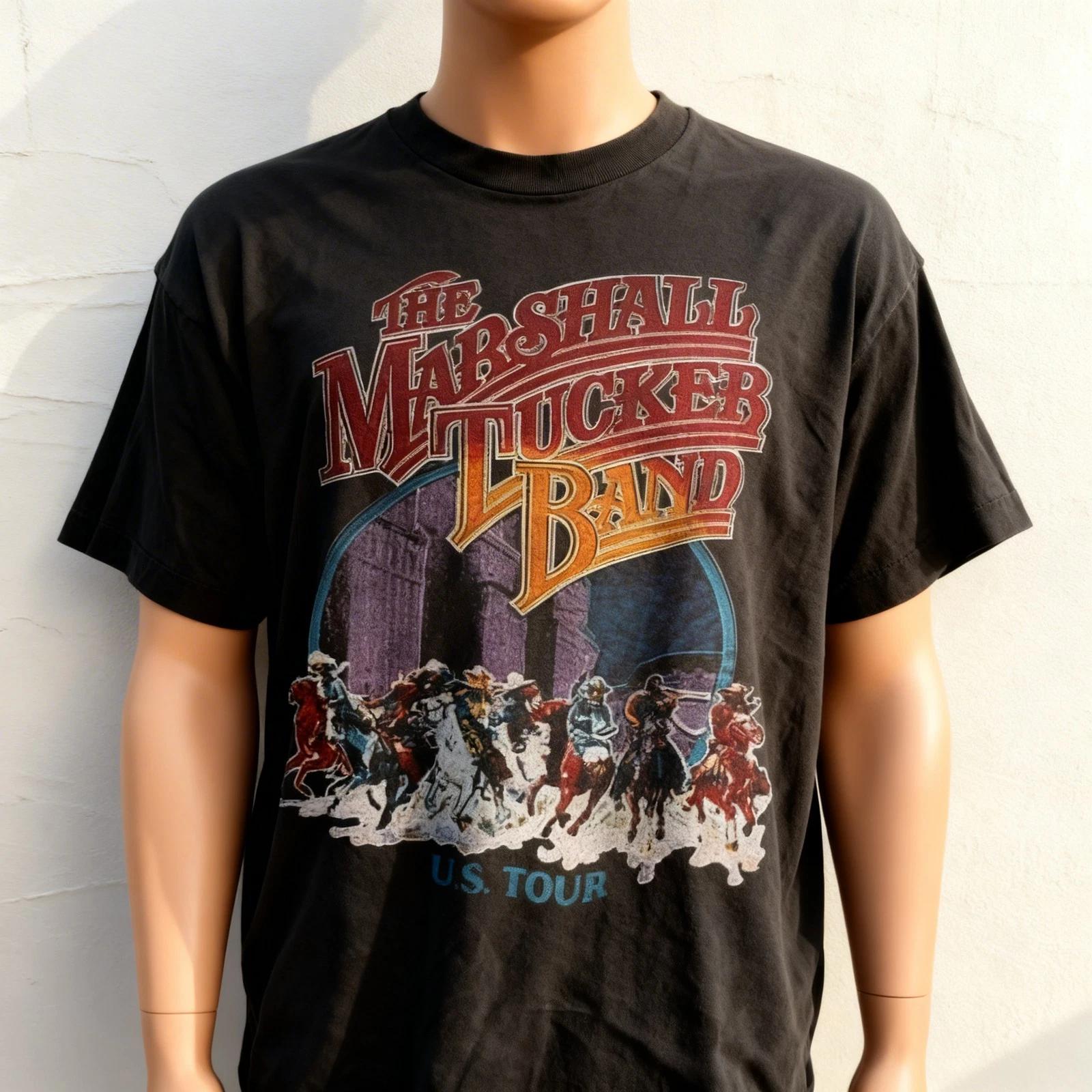 The Marshall Tucker Band Live In Concert Us Tour 70 Charcoal Unisex Shirt M