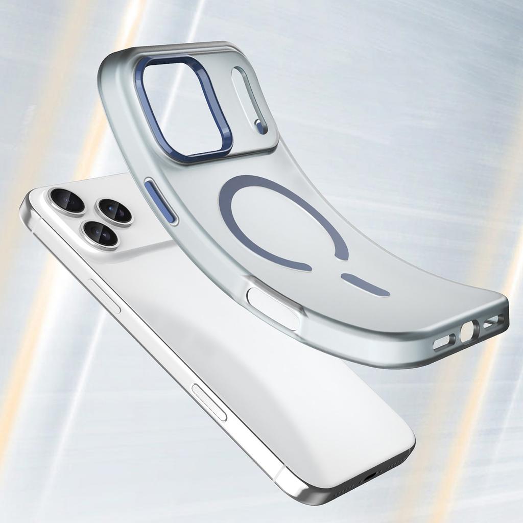Etui case na iPhone 17 Pro Max Magnetic Abrasive MagSafe - matowe niebieskie