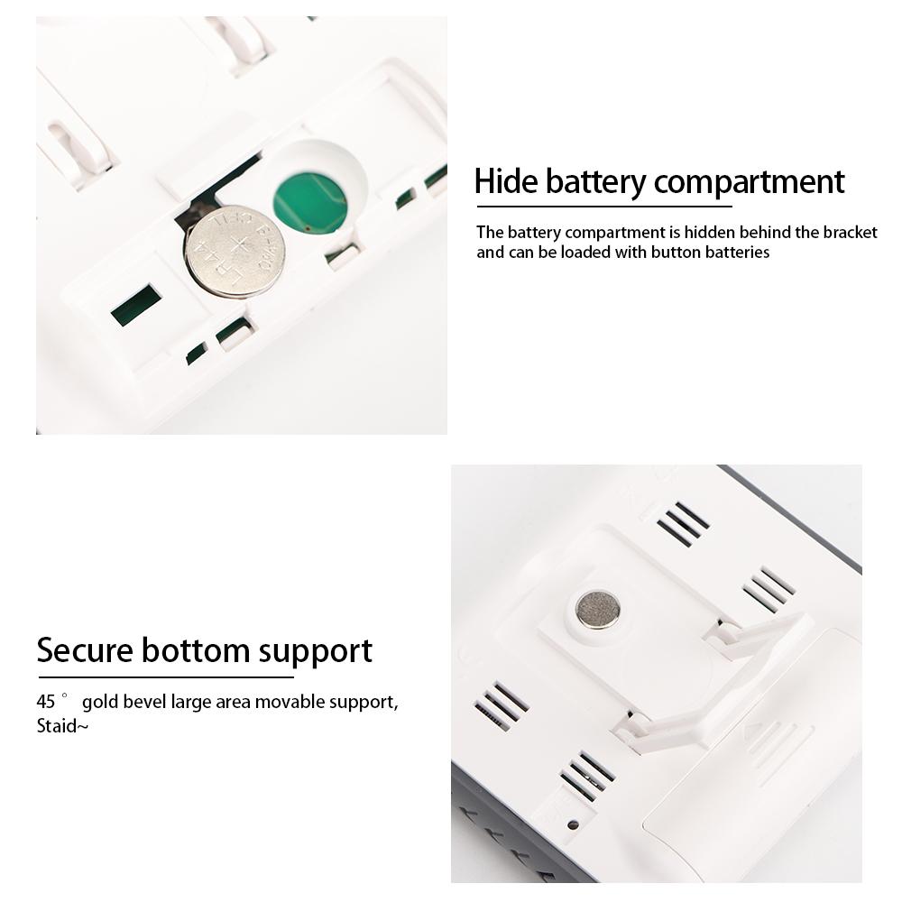 DC103 Temperatur-Feuchtigkeitsmesser LCD-Anzeige Digitales Thermometer Hygrometer Mini-Wetterstation Temperaturtester mit Sensor