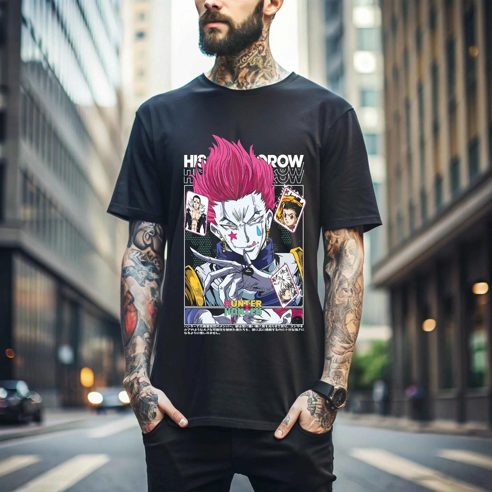 

MENS WOMENS Hisoka Shirt Hunter X Hunter Manga Strip HXH Anime Unisex shirt T-Shirt Gift 186 3XL