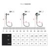 Jig Head Hook Set 0.6/1/1.8/2.7g Metal Fishing Hook for Soft Fishing Lures Jig Heads for Trout Fishing Tackle
