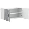 Wall Cabinet LUCCA Grey Sonoma 80 X 31 X 40 Cm Particleboard