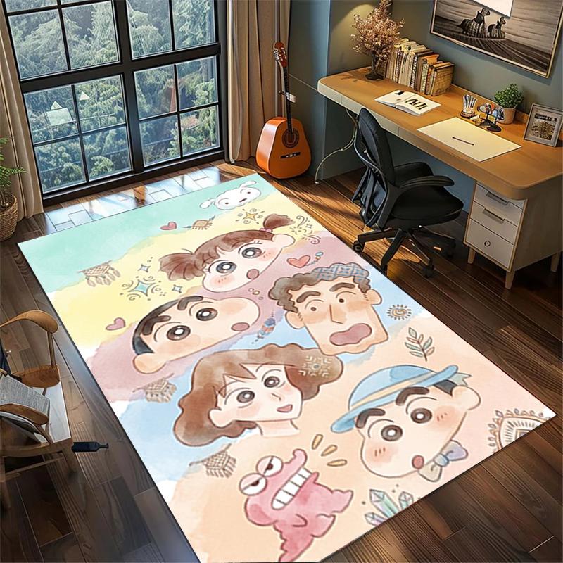 

Home Decor Crayon Shin-chan Non Slip Washable Large Area Rug Bedroom Gamer Floor Mat 60x90cm