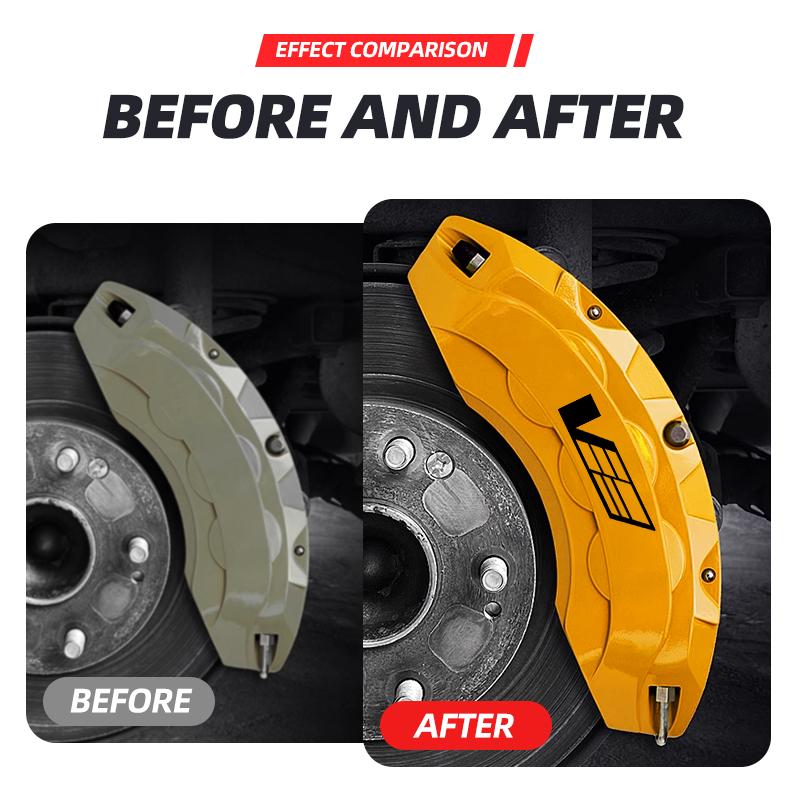 6 Pezzi Adesivi Pinze Freno Auto Scritte Decalcomanie Veicolo Accessori Per Cadillac ATS BLS CT4 CT5 XT5 XT6 XTS SLR SRX STS