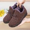 New Women's Cotton Boots with Thickened Fleece for Warmth and Anti-slip Cotton Shoes On One Foot