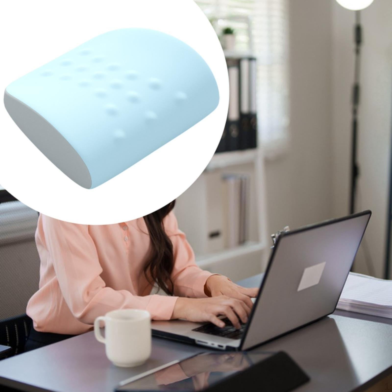 

Lumbars Support Pillow Back Breathable Soft Ergonomic Versatile for Office Chair Lower синій