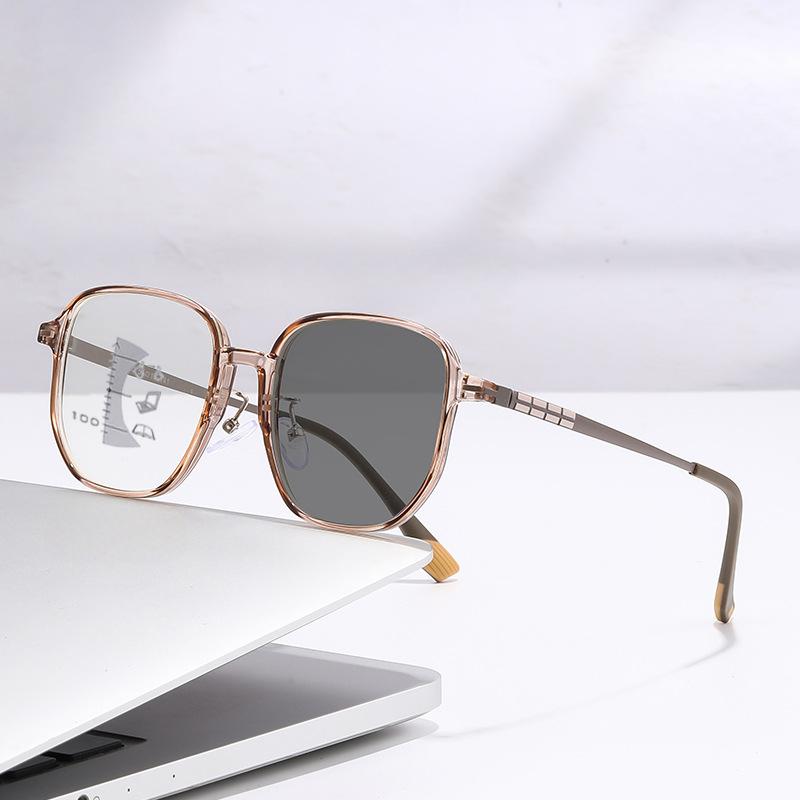 

Fashionable Women s Multifocal Photochromic Reading Glasses Trend of Ultra-light Ladies Presbyopia Eyewear Frame Anti-Blue Light 0