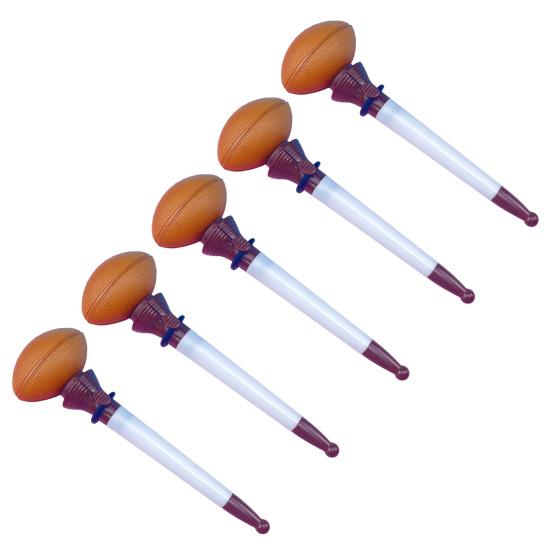 

5 шт. Спортивная забавная ручка-обруч, шариковая ручка, прочный пластиковый корпус, гладкое письмо