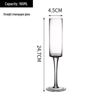 Elegantes Copas de Champán de Cristal