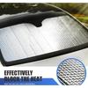 1PCS Foldable Sun Visor Reflector for Car Front Windshield Portable Breathable UV Resistant Sunscreen and Cooling