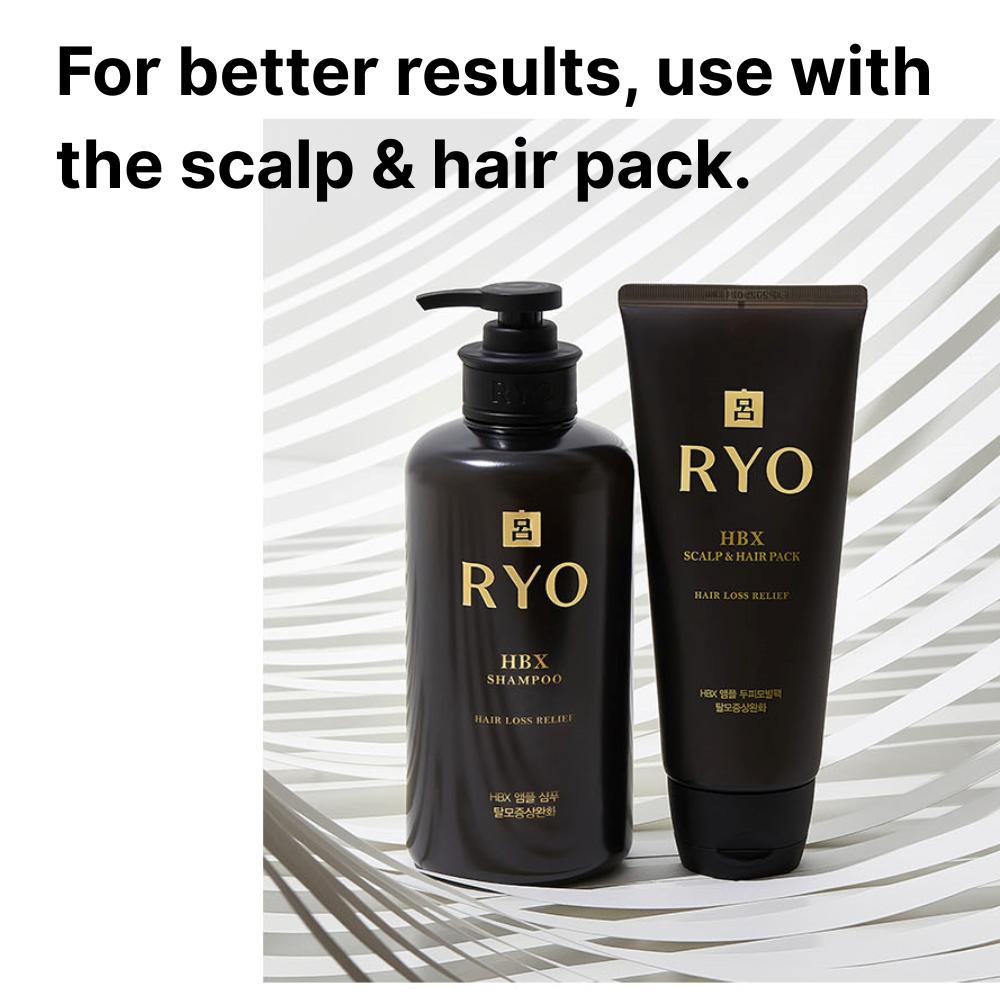 Ryo Premium HBX Ampullenpackung für Kopfhaut und Haar – 200 ml