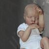 BZDOLL Realistic 45cm 18inch Asleep Soft Vinyl Reborn Baby Doll with 3D-paint Skin and Visible Veins Girl Toy Newborn Lovely Kids Christmas Gifts