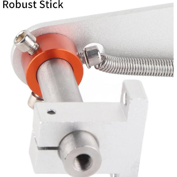 Encoder Bracket, Adjustable Non Slip Aluminum Alloy Bracket Encoder Mounting Bracket Mobile Sliding Bracket Accessories 38mm 6mm Axis Encoding