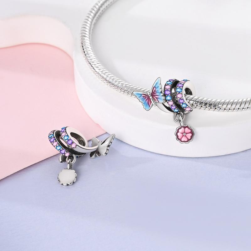 Copper Cute Insect Bird Series Pendants Bead Appropriate For 3Mm Genuine Bracelets Necklaces DoItYourself Birthday Elegant Jewellery Gifts
