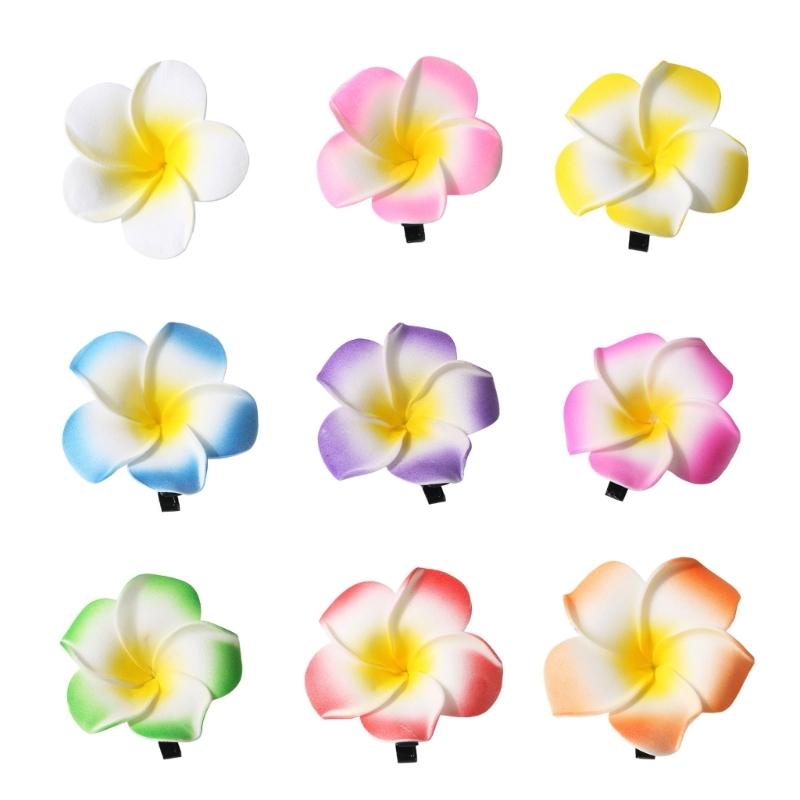 

36Pcs Tropical Flower Side Clip Decorative Hair Claw Comfortable Hair Decoration For Girls Vacation Party Daily Use 1