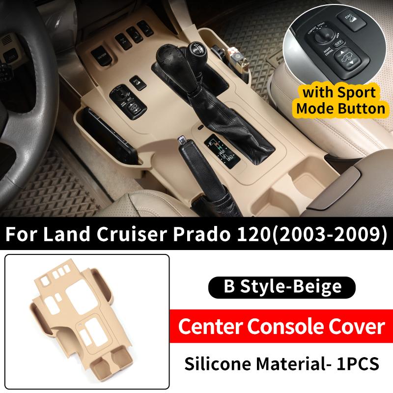 For Toyota Land cruiser 120 LC120 Prado j120 2003 2009 Center Console Dust-Proof Cover Mat Protect Scratch Interior Accessories