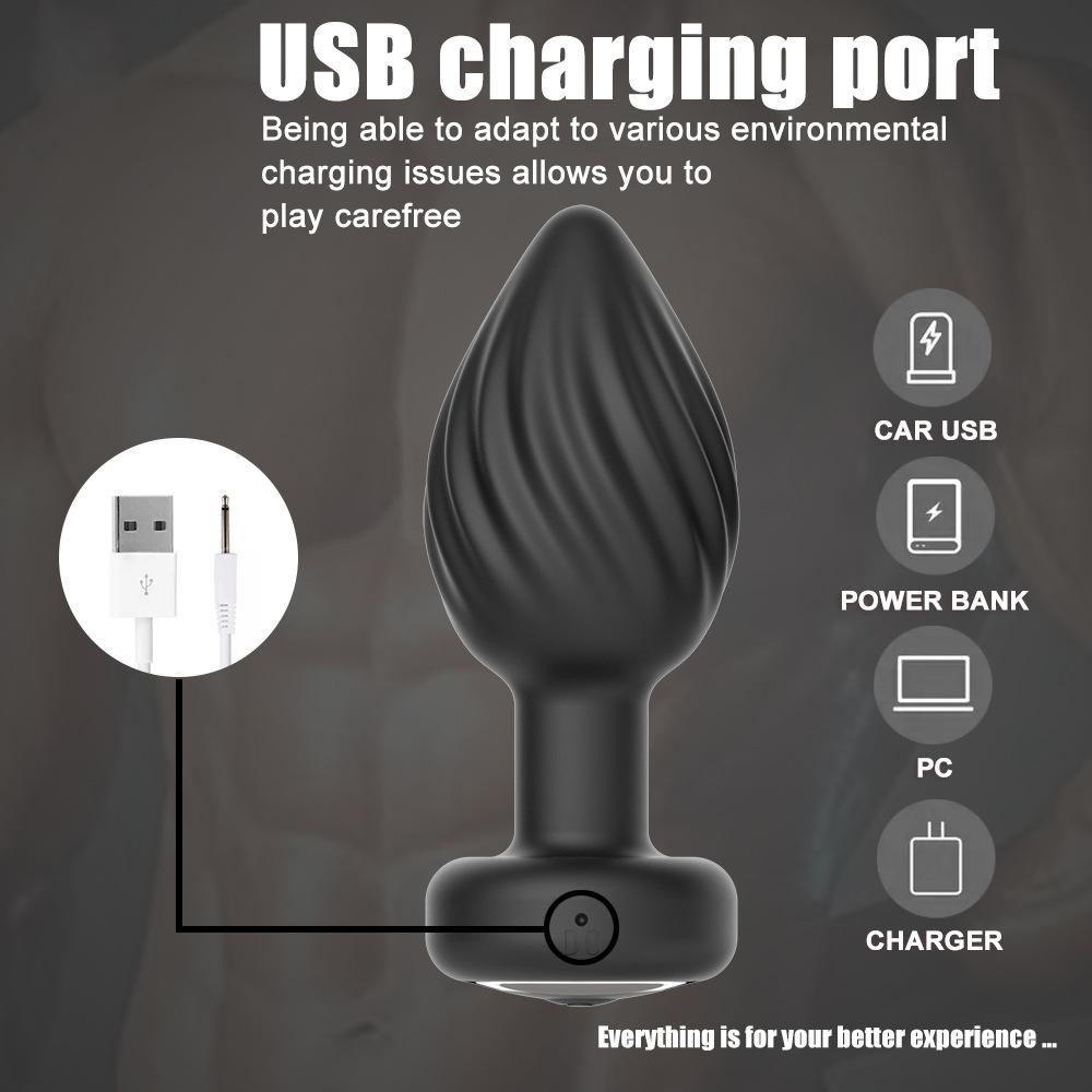 New Wireless Remote Control Male And Female Universal Harem Thread Anal Plug Prostate Orgasm Masturbation Massager Adult Product