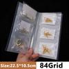 84Gird Anti-oxidation Jewelry Storage Albums Desktop Drawer Organizer Transparent Necklace Bracelet Ring Book Holder Jewelry Bag