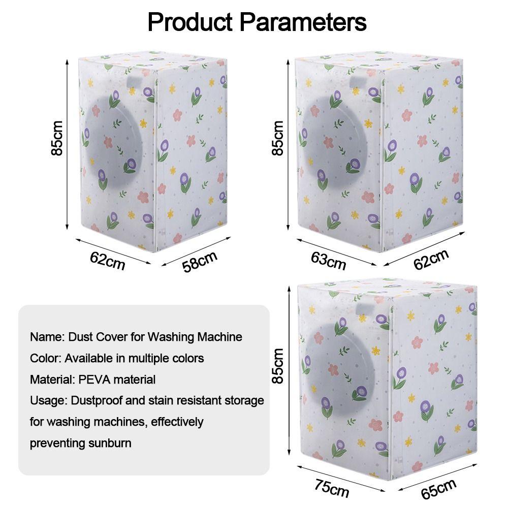 Universal Washing Machine Cover Front Load Sunscreen Protective Case New Waterproof Cover