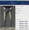 Men's Mid-High Waist Slim Fit Stretch Jeans - Trendy, Simple, Straight-Leg Trousers for Spring and Autumn.