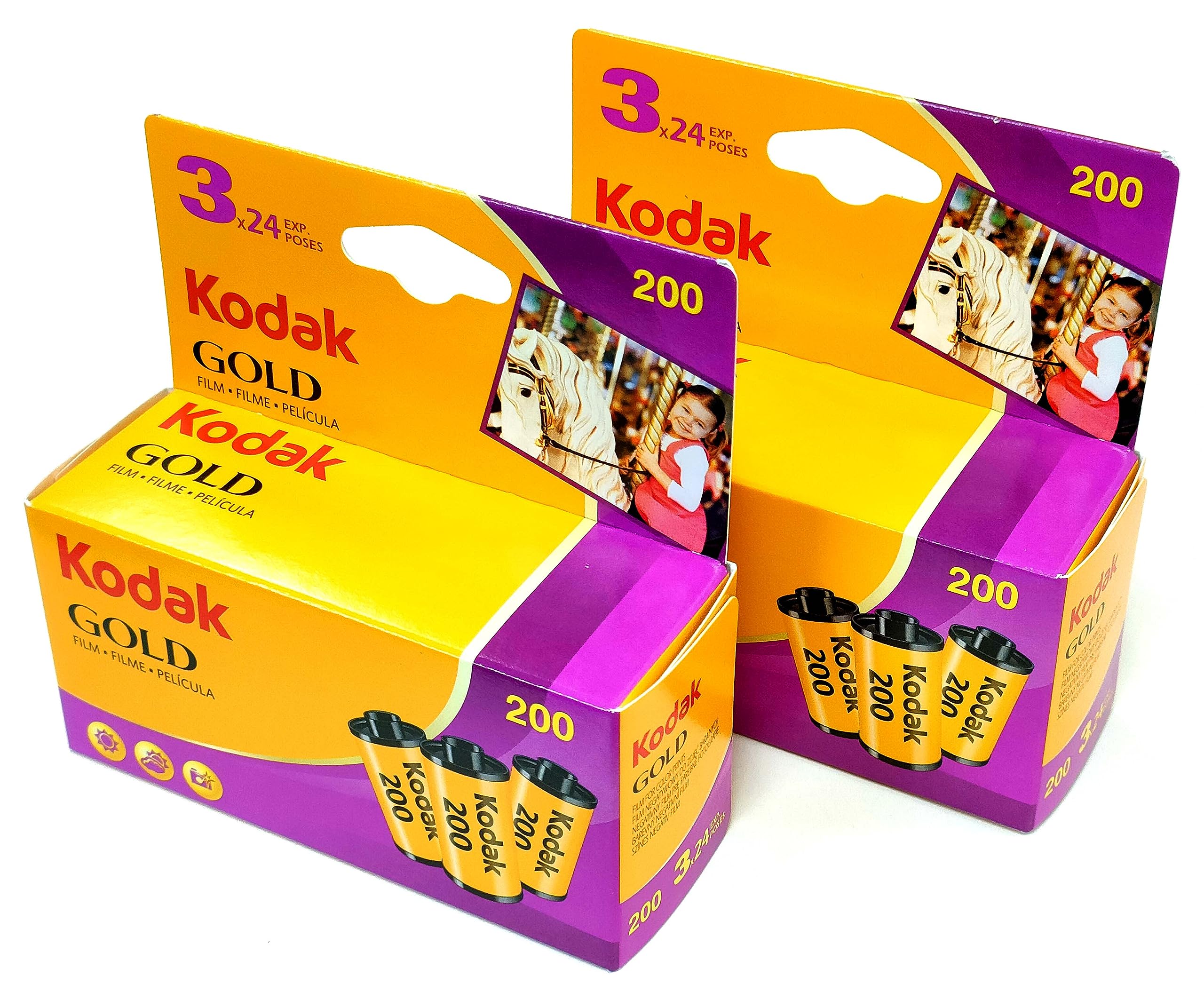 

Kodak color negative film GOLD 200 35mm 24 shots set of 6