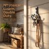 No Drill Wall Hook Cat Butt Wooden Hook, Double with Strong Adhesive Backing Corridor Organizer Durable Cat-Shaped Decorative for Keys Bags