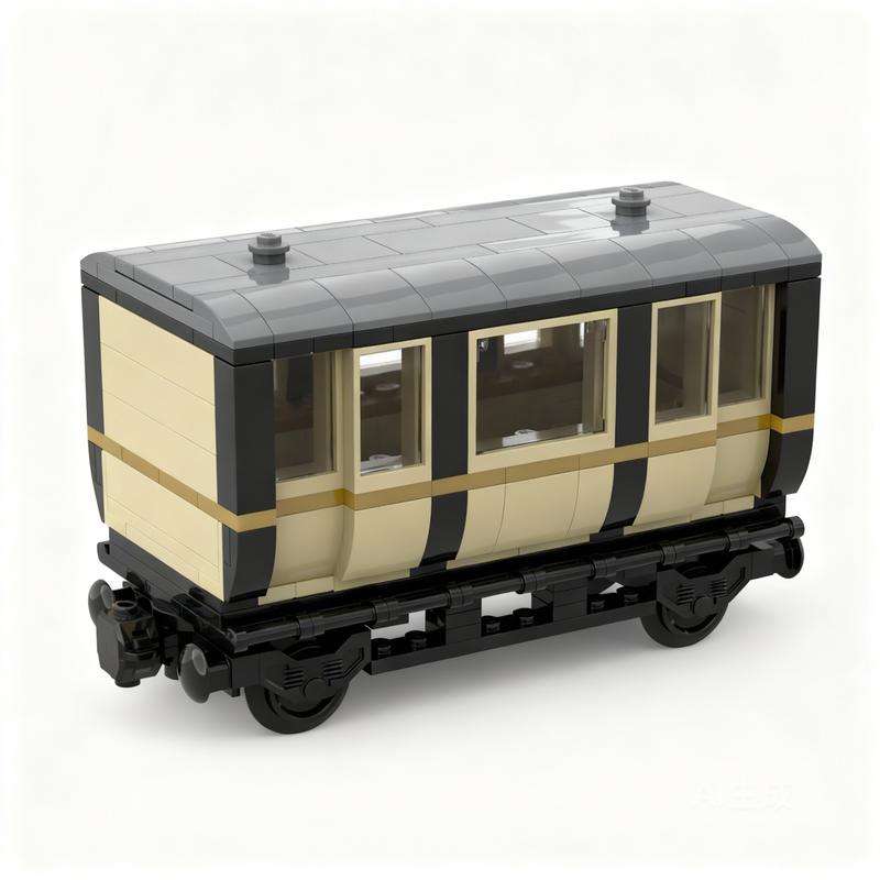 518pcs MOC Small Passenger Cars City Trains Model Building Blocks Construction Toy Christmas Gifts DIY Creative Idea Education