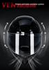 All-Season Universal Flip-up Motorcycle Helmet with Double Visor and Bluetooth Earbuds for Men and Women