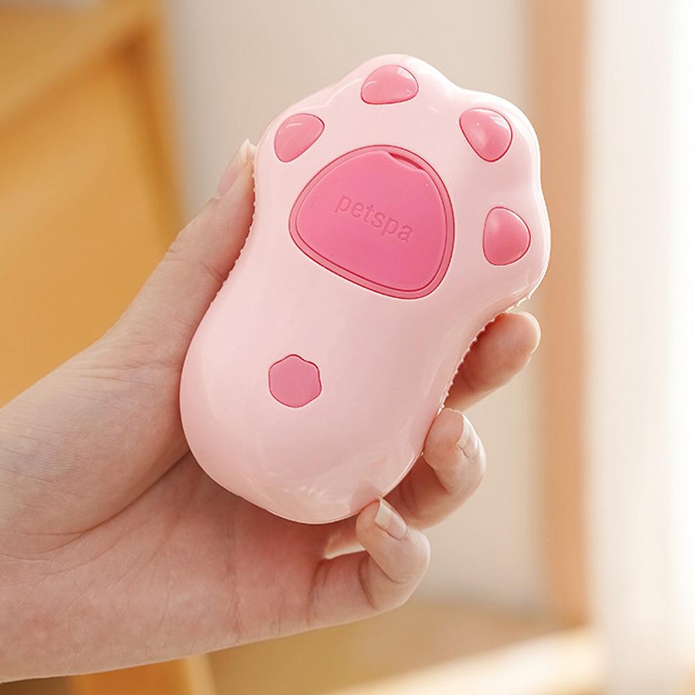 Cat Claw Steamy Brush Soft Silicone Massage Shower Comb Electric Water Spray Pet Hair Removal Grooming Brush Cat Accessories