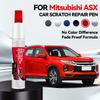 עבור מיצובישי ASX עט תיקון צבע מגע להסרת שריטות אביזרי רכב DIY שחור לבן
