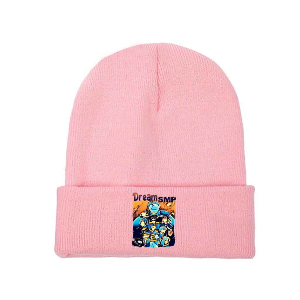Dream SMP Team Strickmützen für Damen, Unisex, Beanie, Herbst-Winter-Mützen, Tubbo Gamer, warme Mütze