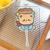 10Pcs Random Cute Cartoon Capybara Bear Dog Plastic Handheld Fan Portable Summer Cooling Fans for Girl Students Festival Gifts